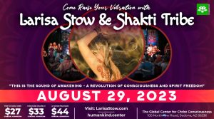 Larisa Stow & Shakti Tribe in concert, Sedona AZ August 29th, 2023
